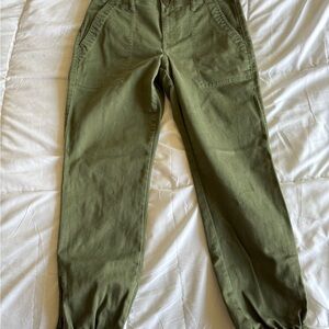 CAbI army green joggers.